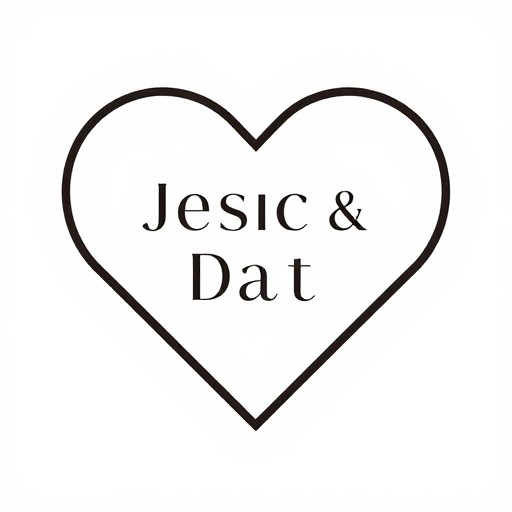 WEDDING HEART - Geometric Modern