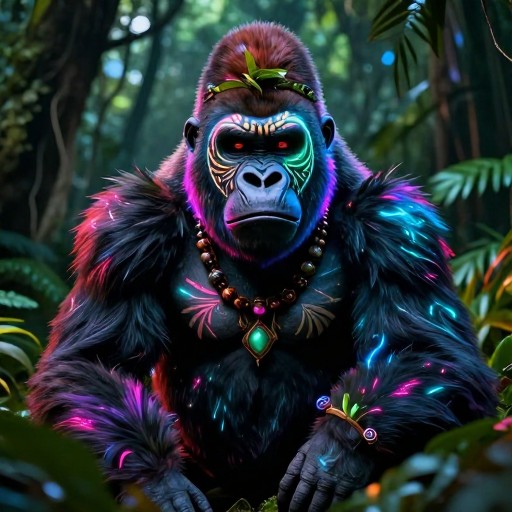 JUNGLE WARRIOR - Neon Glow