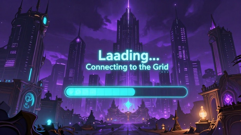 NEON CITYSCAPE - Fantasy Epic