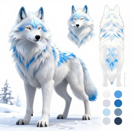 ARCTIC WOLF - Reference Sheet