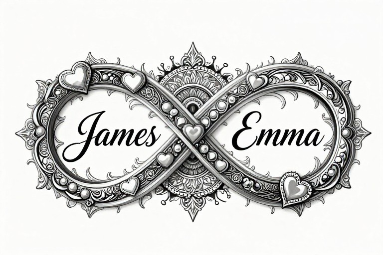 HEARTS FOREVER - Ornate Detail