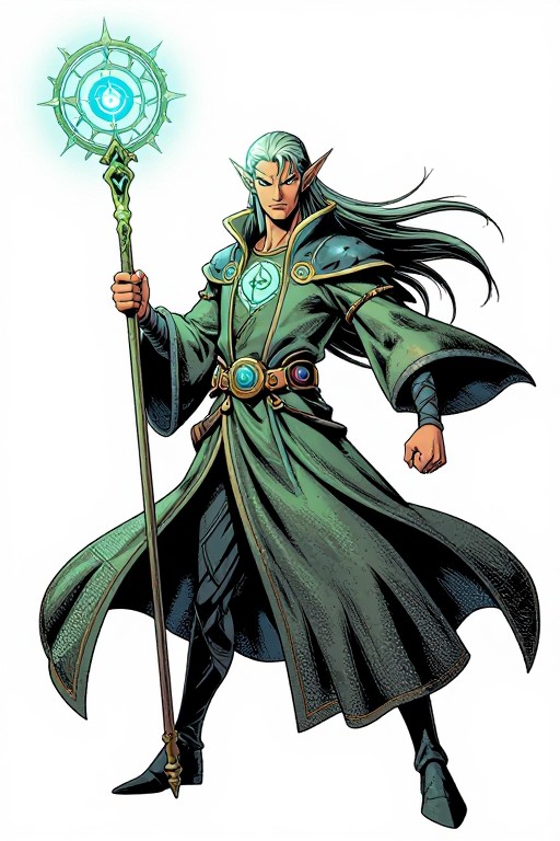 ELVEN MAGE - Comic Book