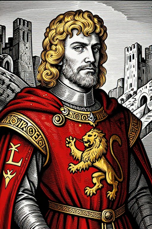 LANNISTER LORD - Woodcut Heraldic