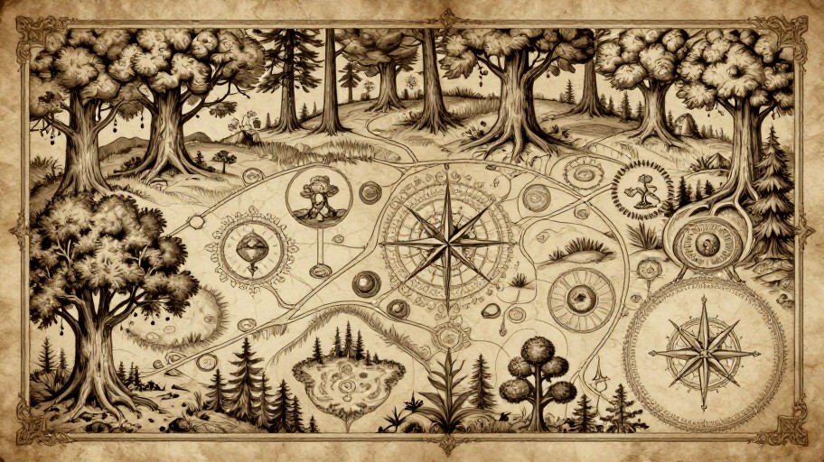 ENCHANTED FOREST - Parchment