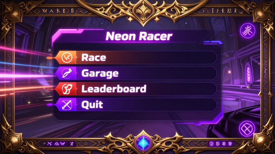 NEON RACER - Fantasy Epic
