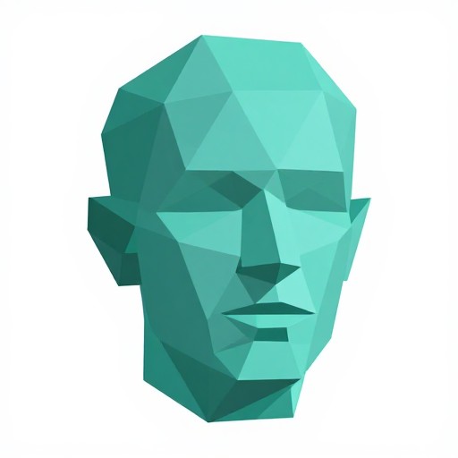 TEAL OCTAGON - Low Poly
