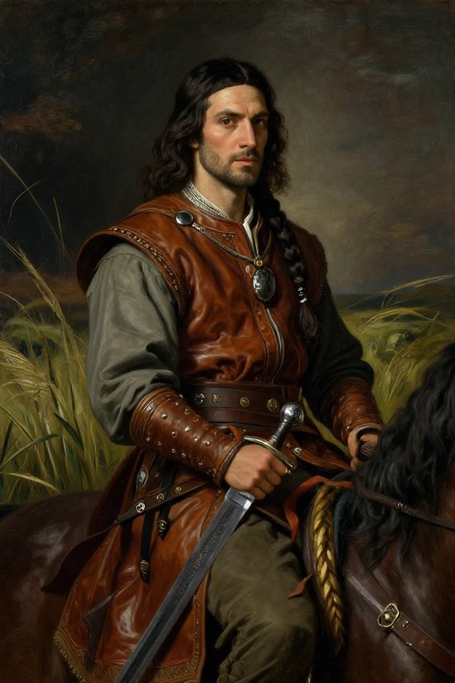 DOTHRAKI RIDER - Painterly Portrait