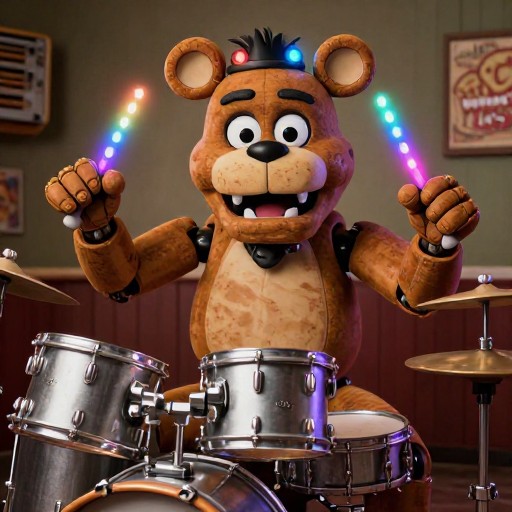 BEAR DRUMMER - Classic FNAF