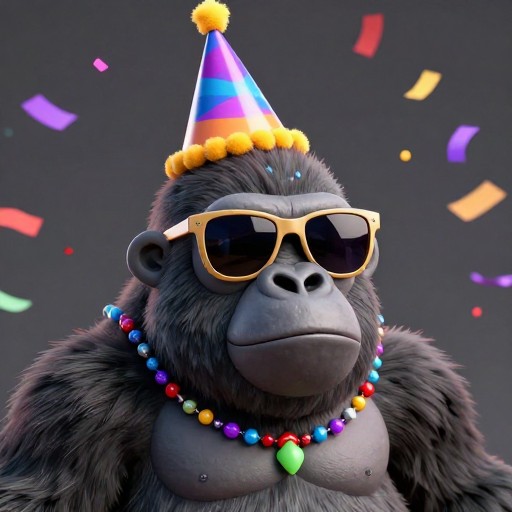 PARTY MONKEY - 3D Render