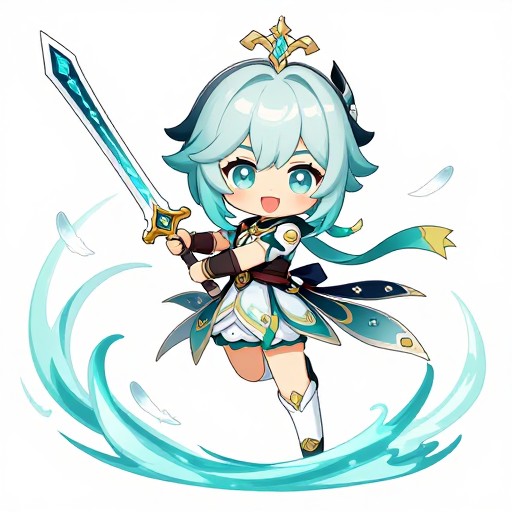 ANEMO SWORDMASTER - Chibi Style