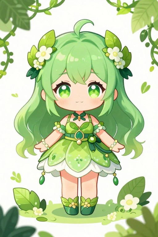 EMERALD NATURE - Chibi Cute