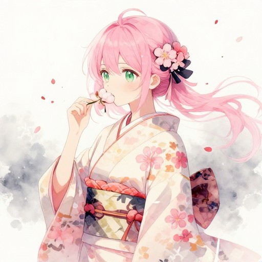 SAKURA HASHIRA - Watercolor