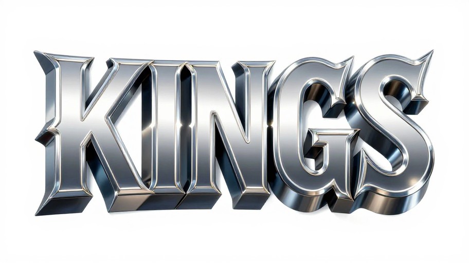 CHROME LETTERS - 3D Block