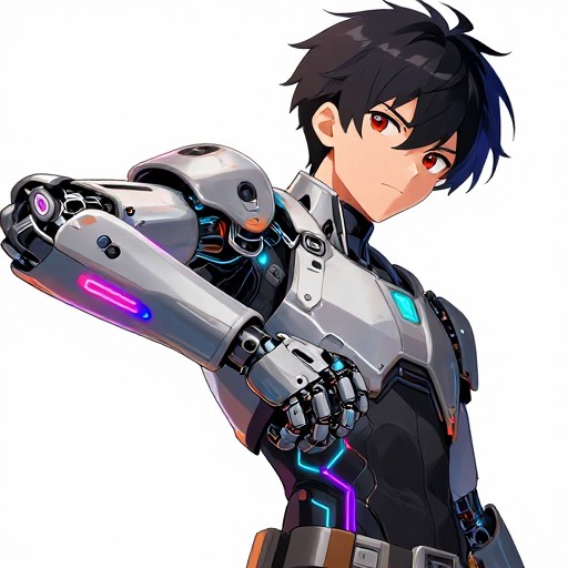 CYBERNETIC WARRIOR - Anime Style