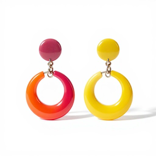 SOCIAL EARRINGS - Minimal White