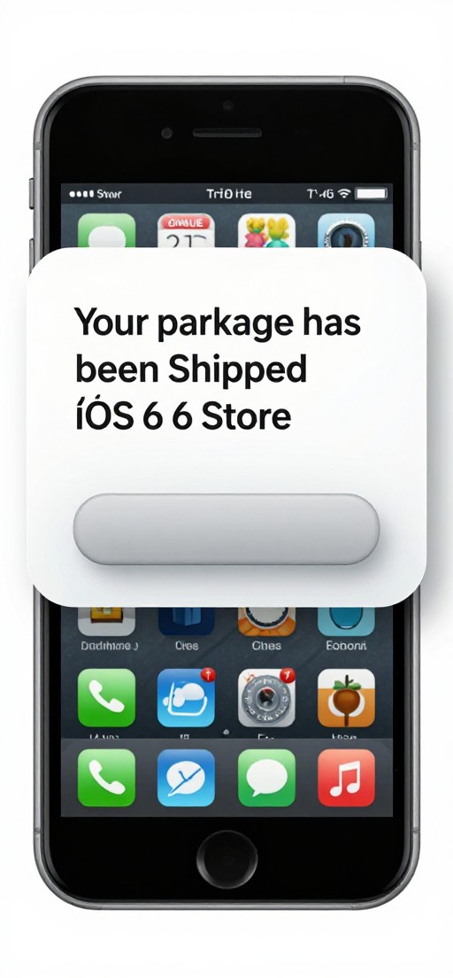 PACKAGE SHIPPED - iOS 6 Classic