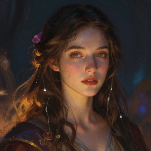 SERENE PORTRAIT - Fantasy Art