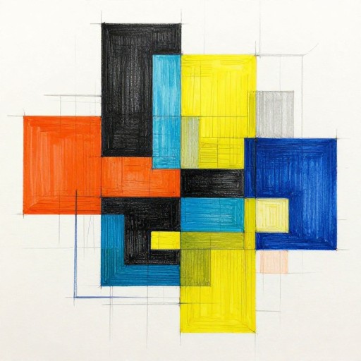 MODERN ABSTRACT - Pencil Sketch