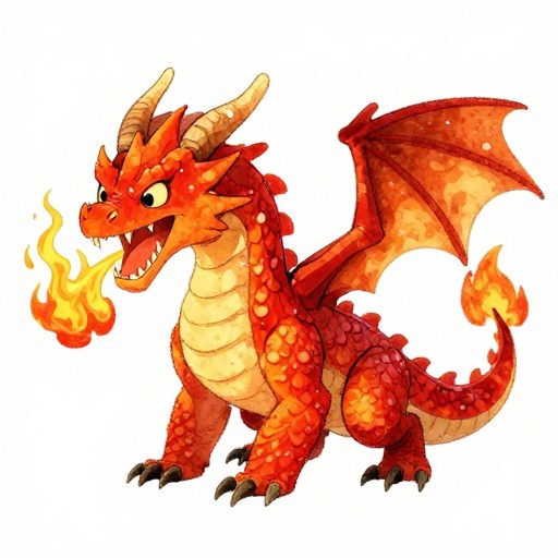 FIRE DRAGON - Storybook