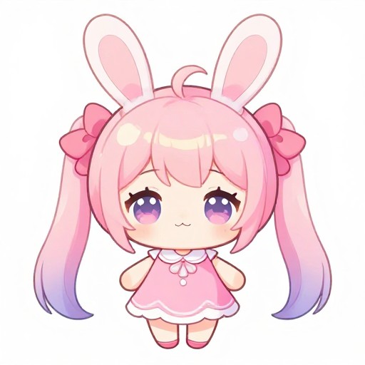 PLAYFUL BUNNY - Chibi Cute