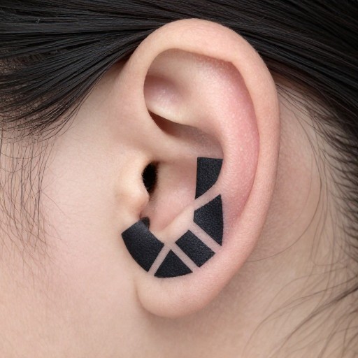 HIDDEN EAR - Blackwork