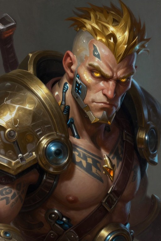 TECHNO WARRIOR - Portrait