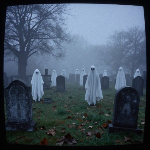 FOGGY GRAVEYARD - Analog Horror