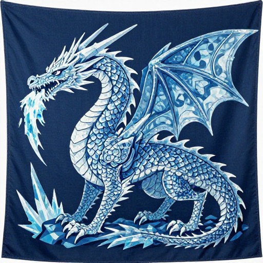 ICE DRAGON - Viking Tapestry