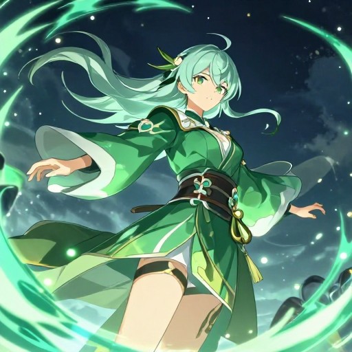 WIND HEALER - Combat Pose