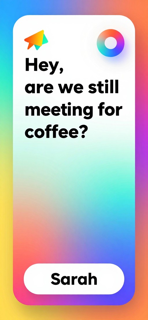 TEXT MESSAGE - Vibrant