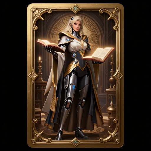 CYBER LIBRARIAN - Reception Card