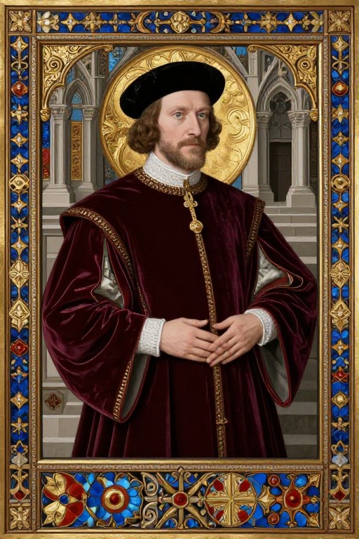 TUDOR NOBLEMAN - Medieval Illuminated