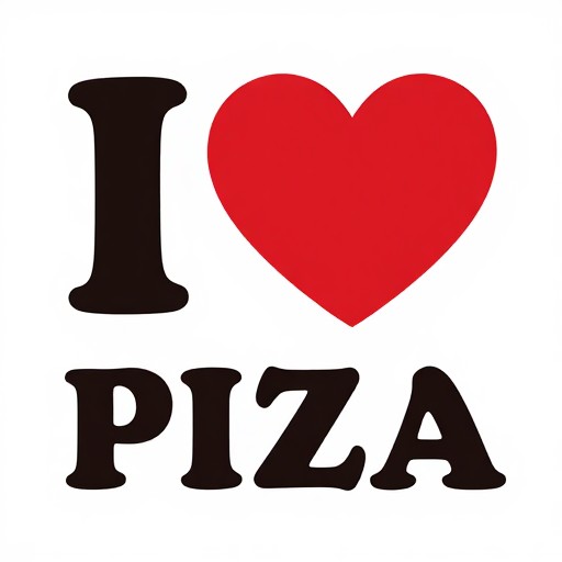PIZZA LOVE - Classic Heart