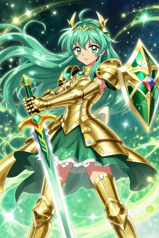 EMERALD KNIGHT - Magical Girl Anime