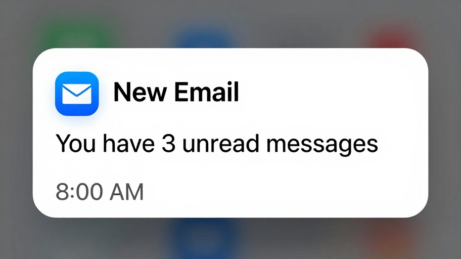 EMAIL ALERT - iOS 17