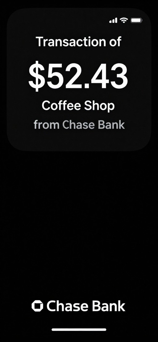 BANK ALERT - Dark Mode