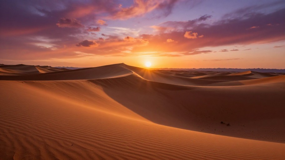 DESERT SUNSET - Photorealistic