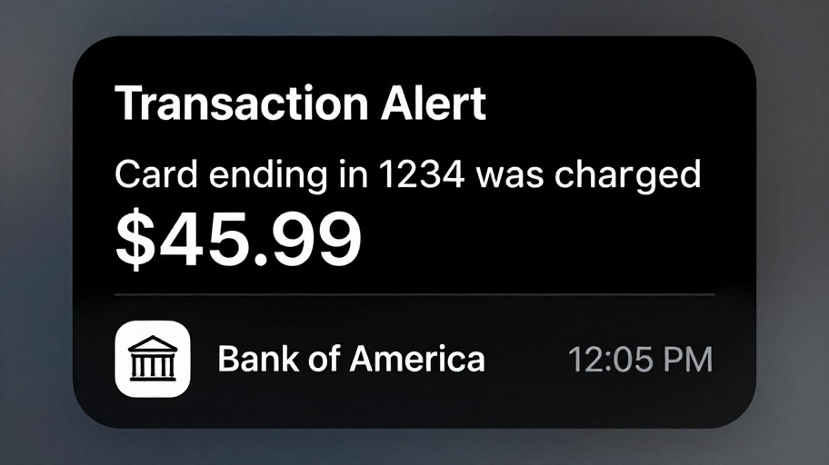 BANK ALERT - Dark Mode