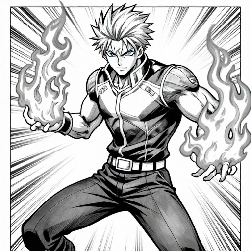 FIRE MAGE - Mashle Manga