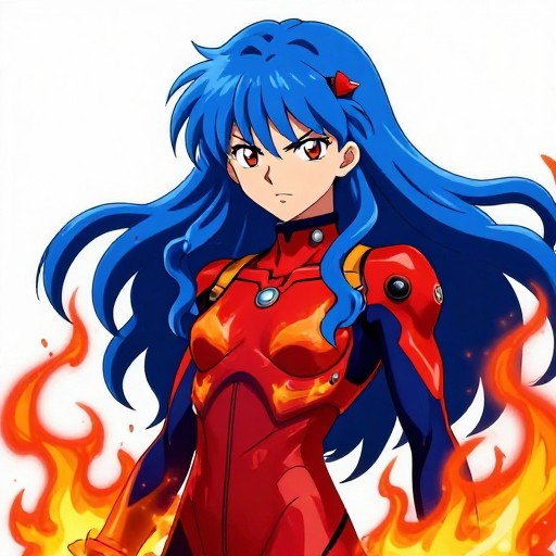 BLUE BLAZE - Anime Style