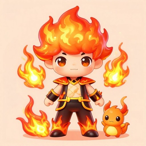 FLAME GUARDIAN - Kwami Chibi