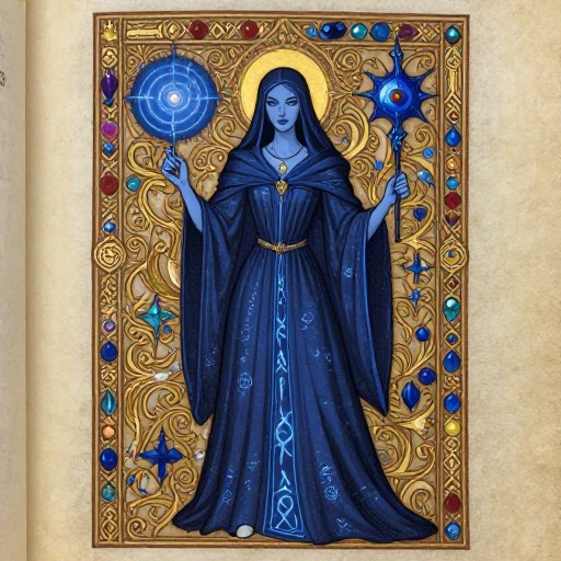 MYSTIC MAGE - Illuminated Manuscript