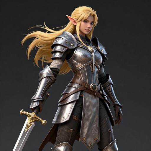 ELF WARRIOR - Semi-Realistic