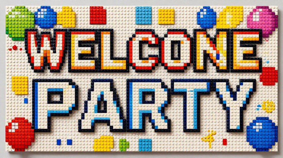 WELCOME SIGN - Brick Mosaic