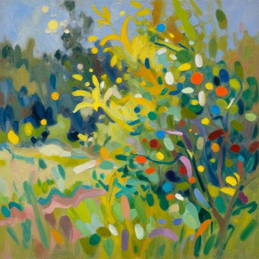 NATURE SCENE - Artistic Paint