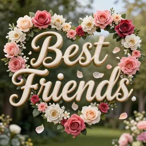 FRIENDSHIP DAY - Floral Heart