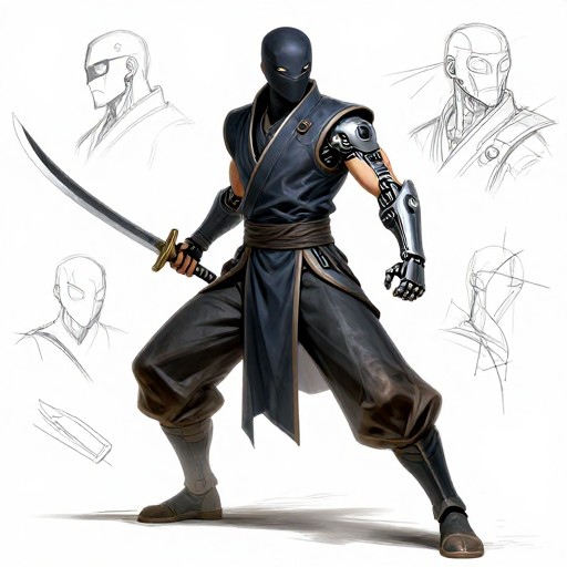 CYBER NINJA - Concept Art