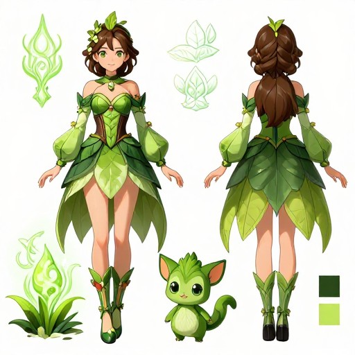 VERDANT BREEZE - Fashion Sheet