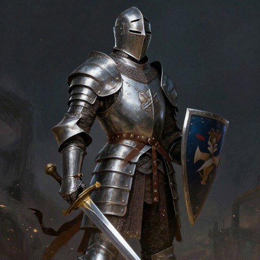 MEDIEVAL KNIGHT - Fantasy Art