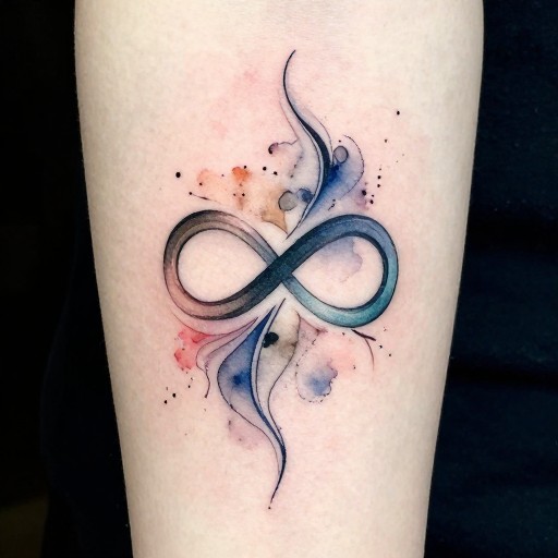 INFINITY SYMBOL - Watercolor